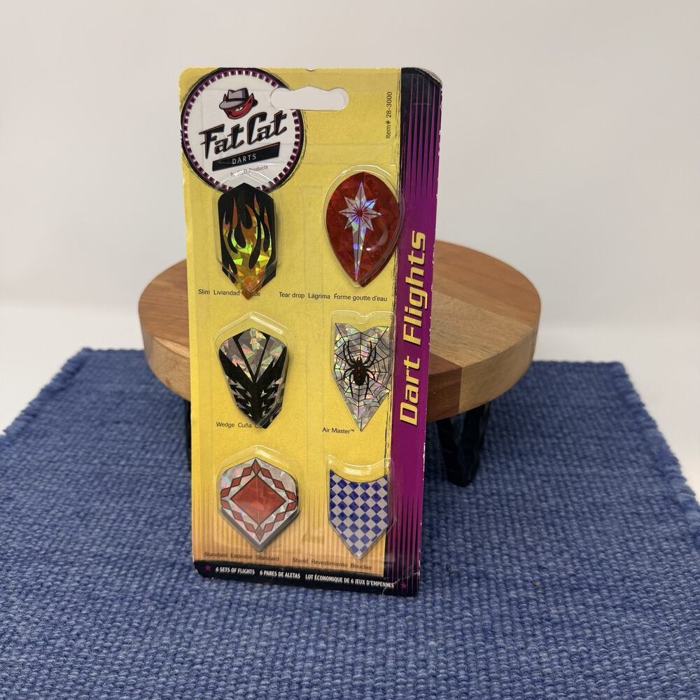 NOS Dart World flights in packaging, assortment 6 Sets